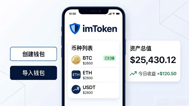 imToken 1.0版下载教程，轻松查看你的资产总值