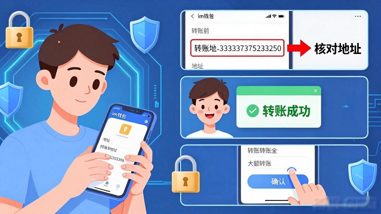 im钱包安全吗？下载安装后这几步一定要做