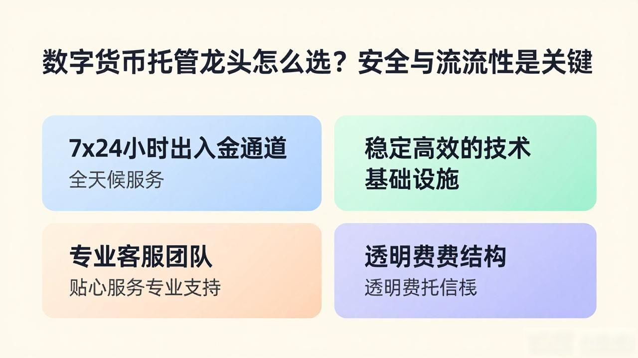数字资产托管机构选择标准_数字货币托管行业龙头_顶级加密资产托管方案