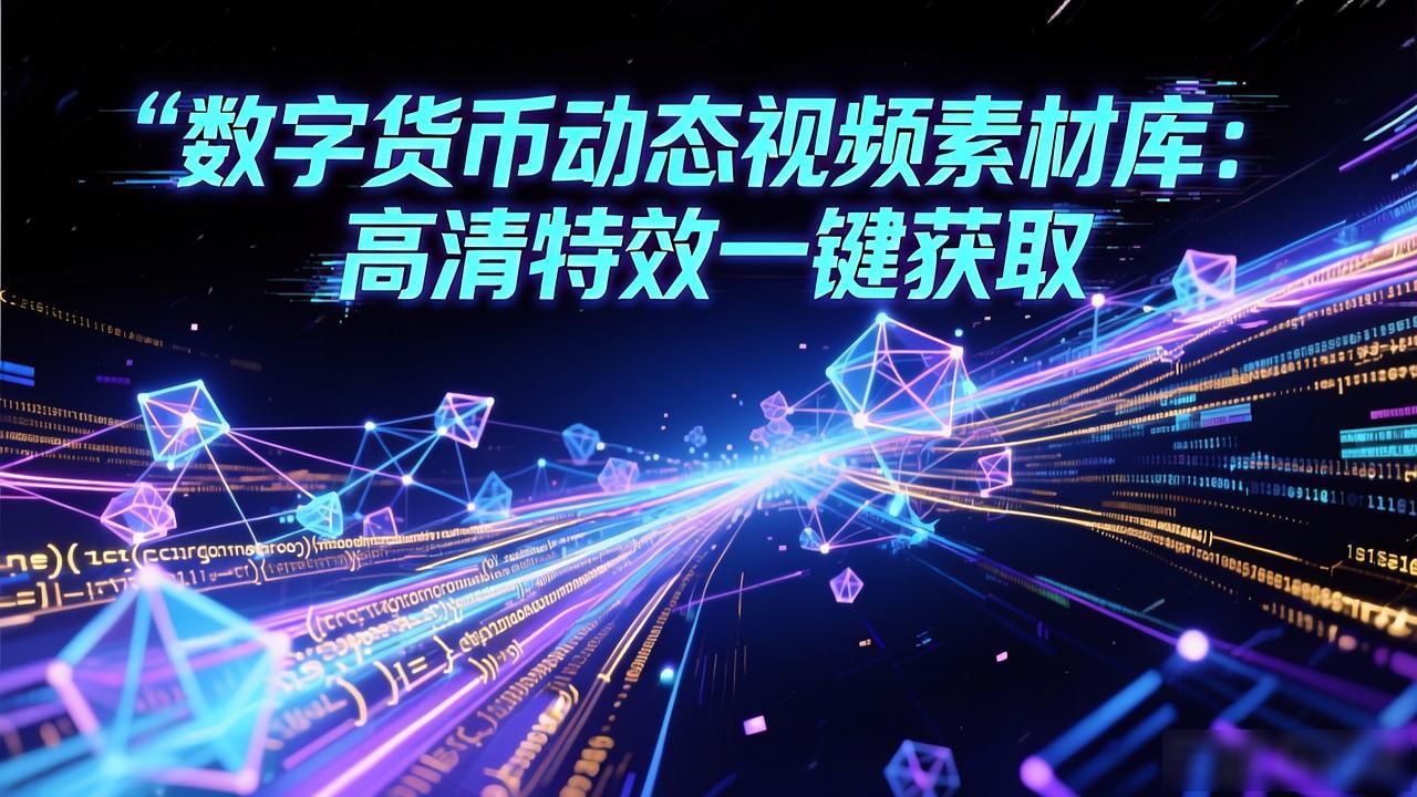 加密资产主题高质量资源指南_区块链项目动态视频素材_数字货币动态视频素材