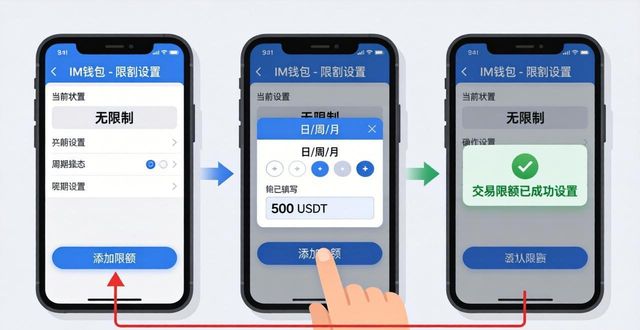 用户指导:如何在im钱包App中设置交易限额?_im钱包设置交易限额_im钱包资产选项操作